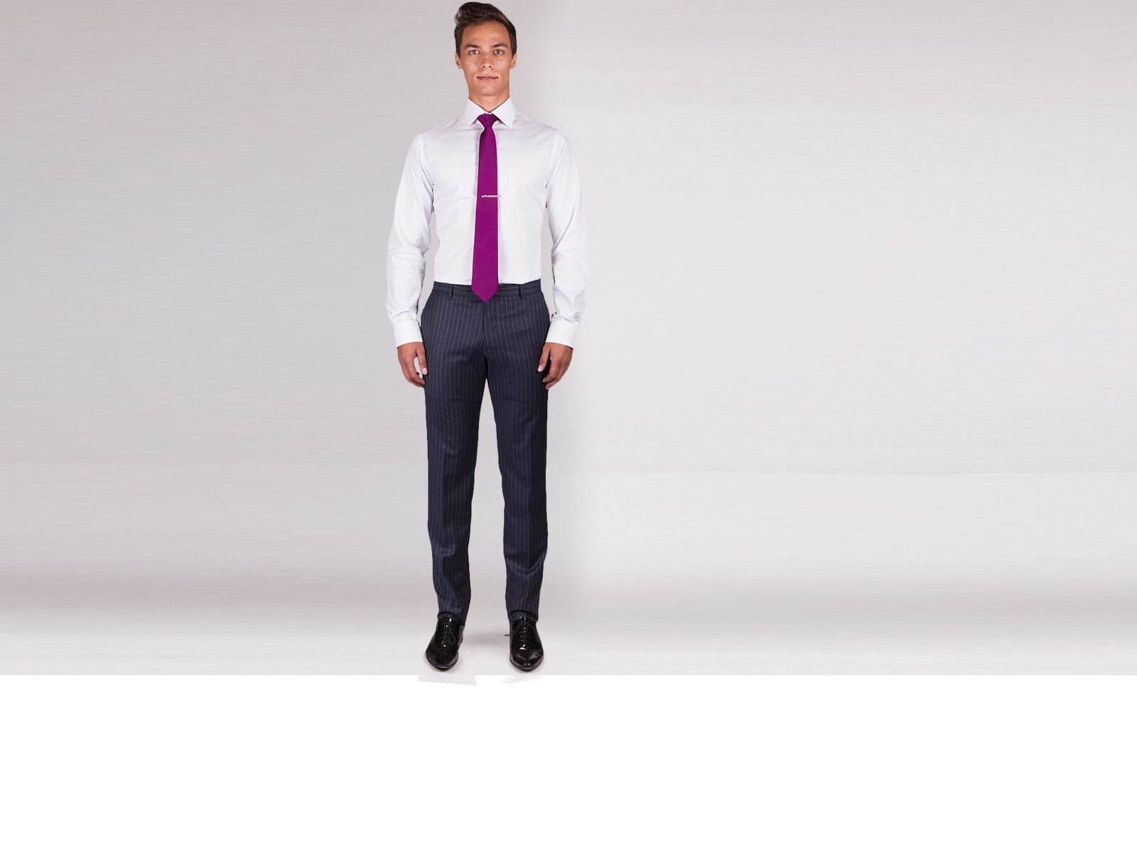 Striped Charcoal Grey Pants