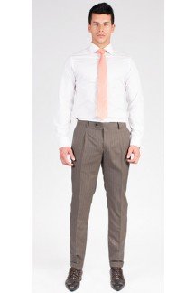 Grey Pinstripe Pants