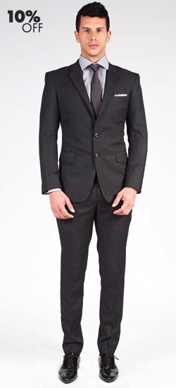 The Brody - Charcoal Grey 2 Piece Custom Suit